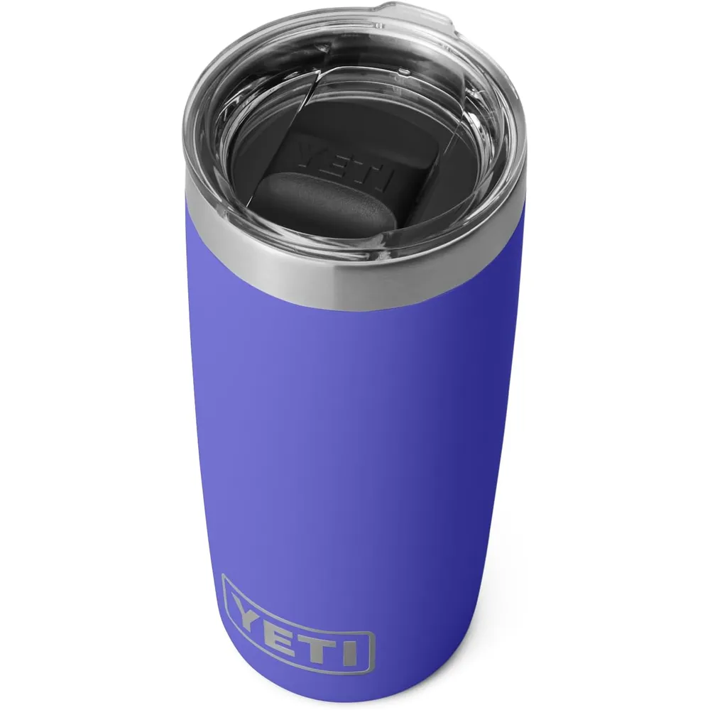 YETI Rambler Vaso de 10 oz de acero inoxidable y tapa MagSlider color violeta