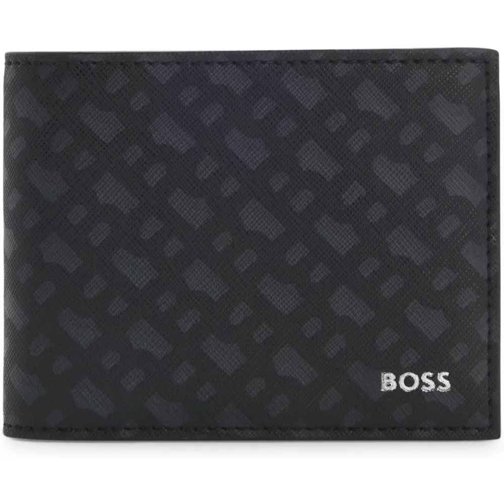 BILLETERA HUGO BOSS ZAIR MN 6CC NEGRO HOMBRE
