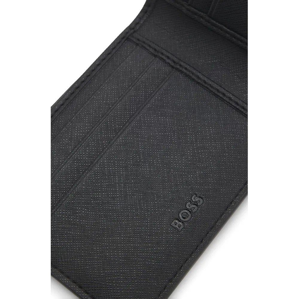 BILLETERA HUGO BOSS ZAIR MN 6CC NEGRO HOMBRE