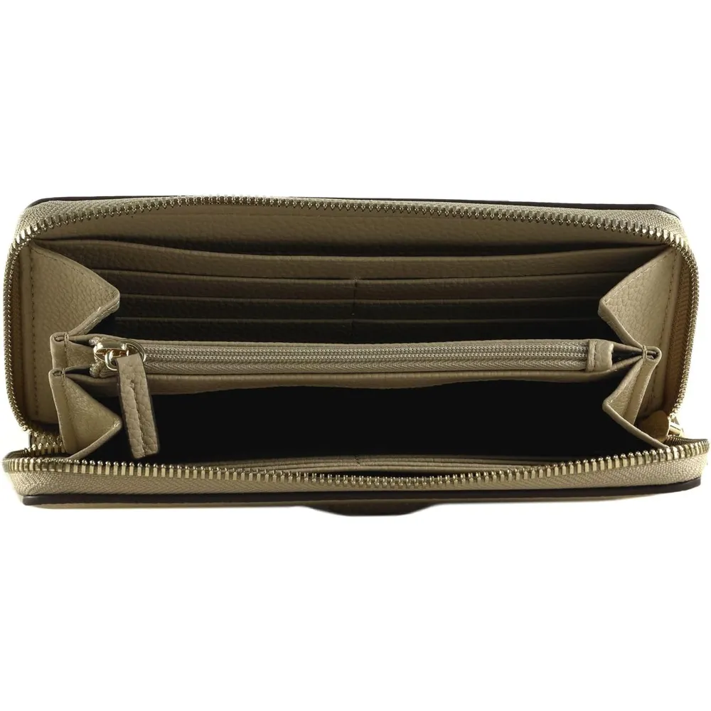BILLETERA HUGO BOSS ANETT BEIGE CLARO MUJER