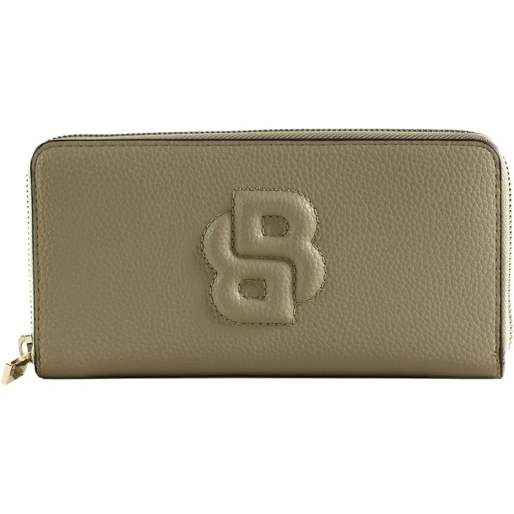 BILLETERA HUGO BOSS ANETT BEIGE CLARO MUJER