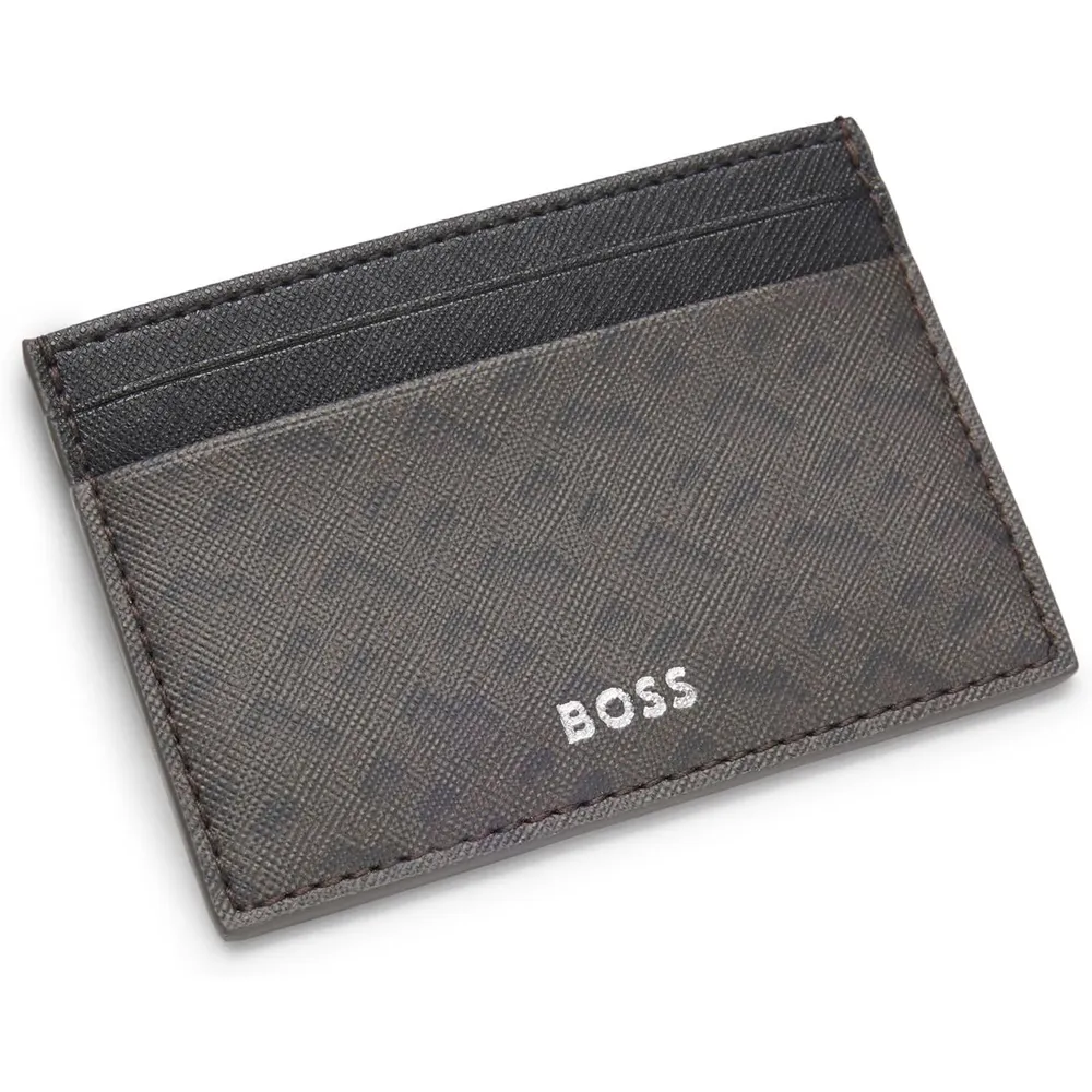 TARJETERO HUGO BOSS MARRÓN OSCURO HOMBRE