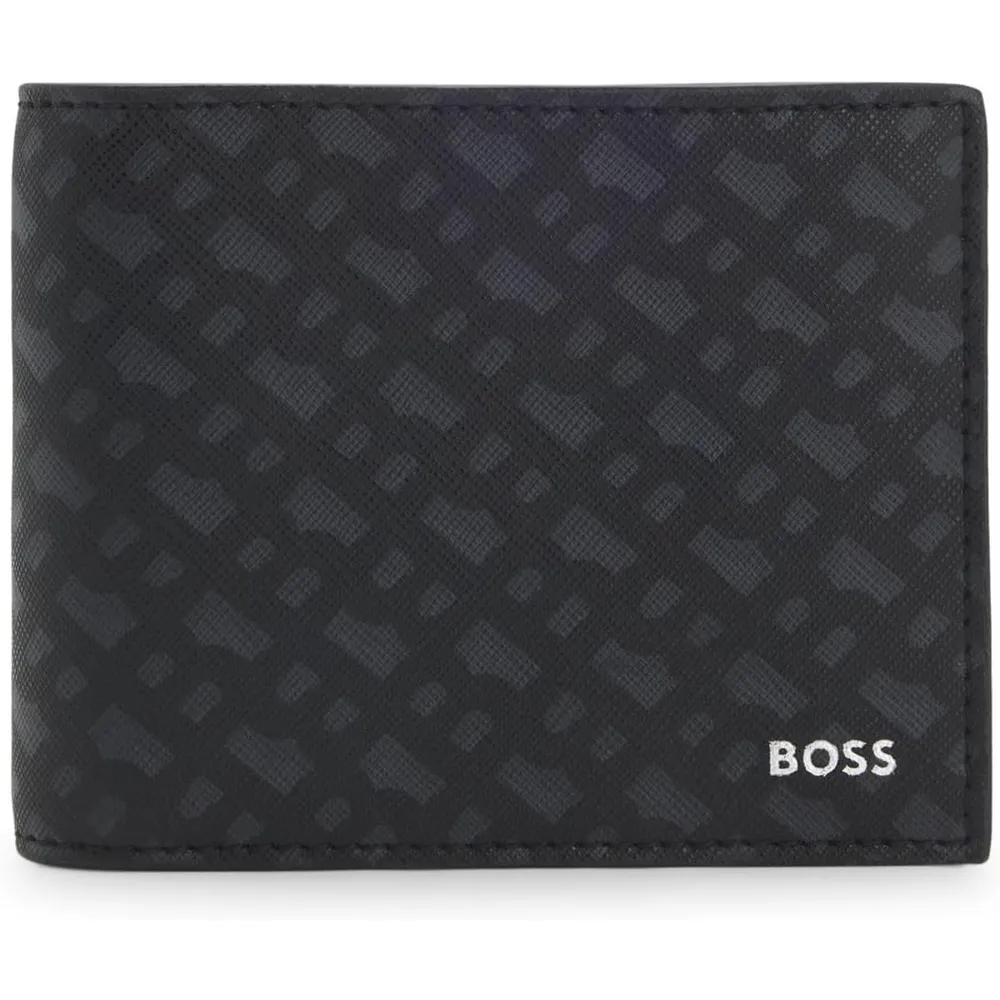 BILLETERA HUGO BOSS ZAIR MN TRIFOLD NEGRO HOMBRE