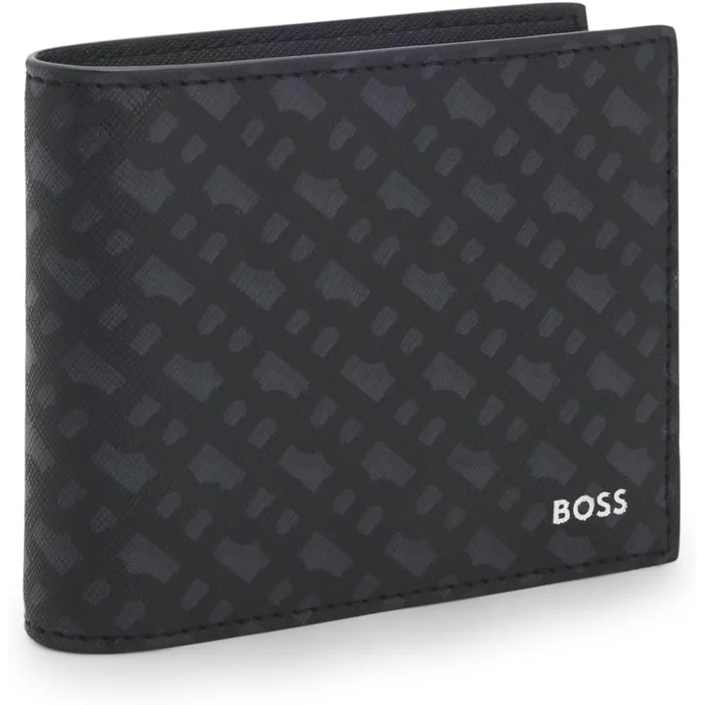BILLETERA HUGO BOSS ZAIR MN TRIFOLD NEGRO HOMBRE
