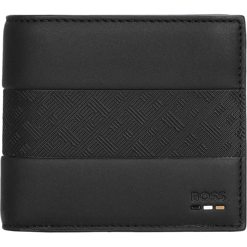 BILLETERA HUGO BOSS RAY MS 4CC NEGRO HOMBRE