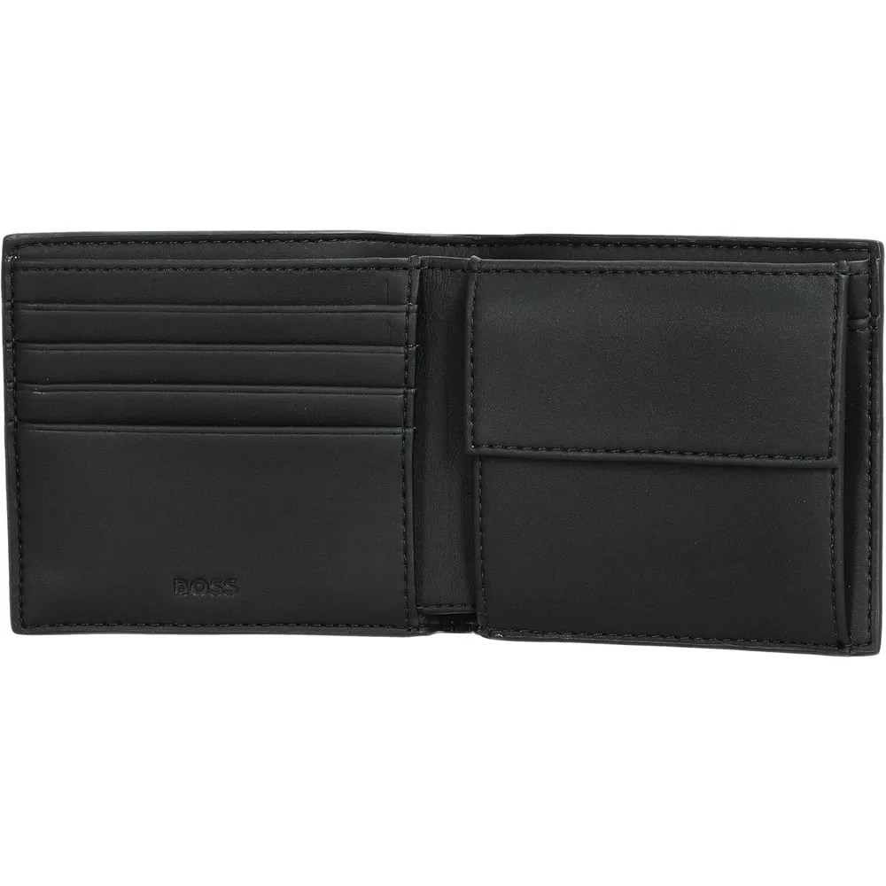 BILLETERA HUGO BOSS RAY MS 4CC NEGRO HOMBRE