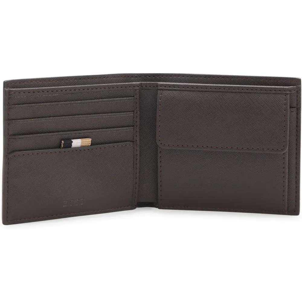 BILLETERA HUGO BOSS ZAIR 4CC NEGRO HOMBRE