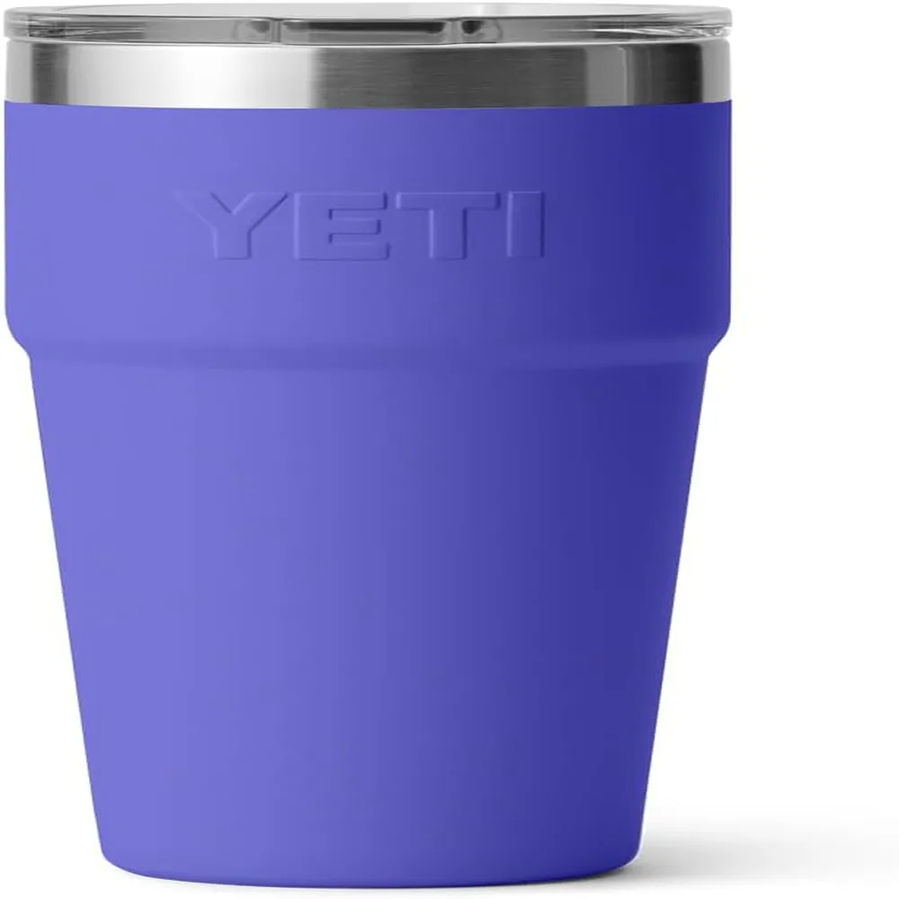 YETI Rambler Vaso de 20 oz de acero inoxidable y tapa MagSlider color violeta