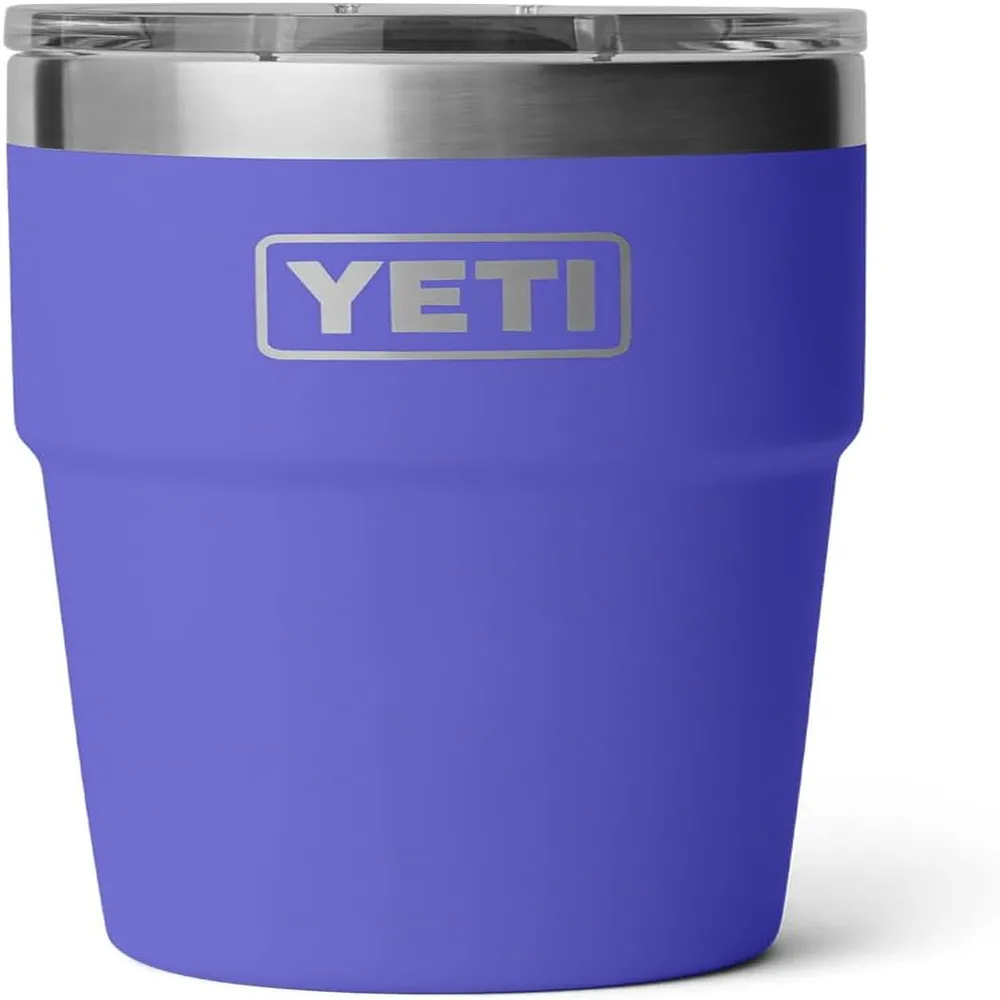 YETI Rambler Vaso de 16 oz de acero inoxidable con tapa MagSlider color violeta