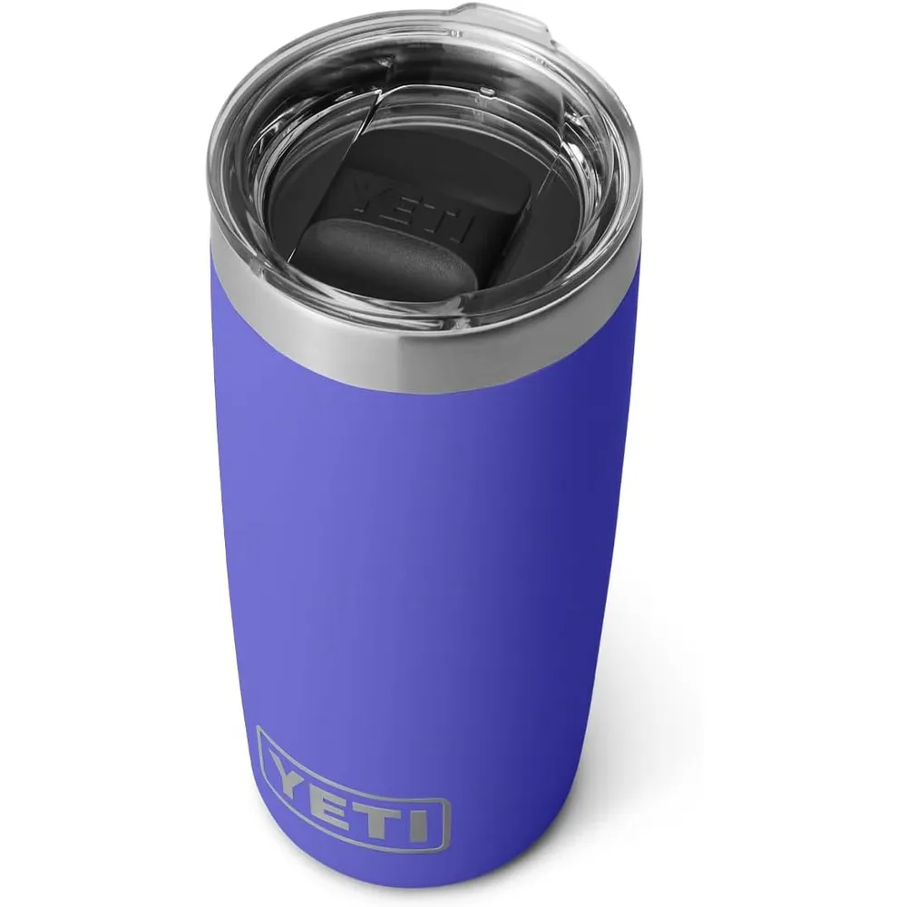 YETI Rambler Vaso de 10 oz de acero inoxidable y tapa MagSlider color violeta