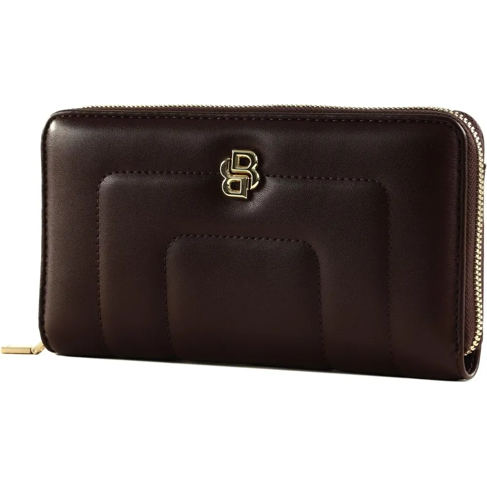 BILLETERA HUGO BOSS ICON MARRÓN MUJER