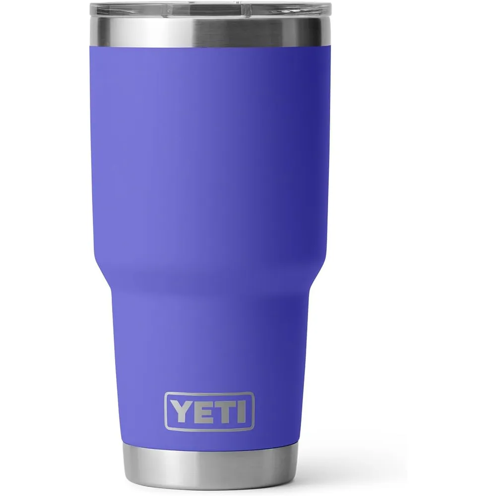 YETI Rambler Vaso de 30 oz de acero inoxidable y tapa MagSlider color violeta
