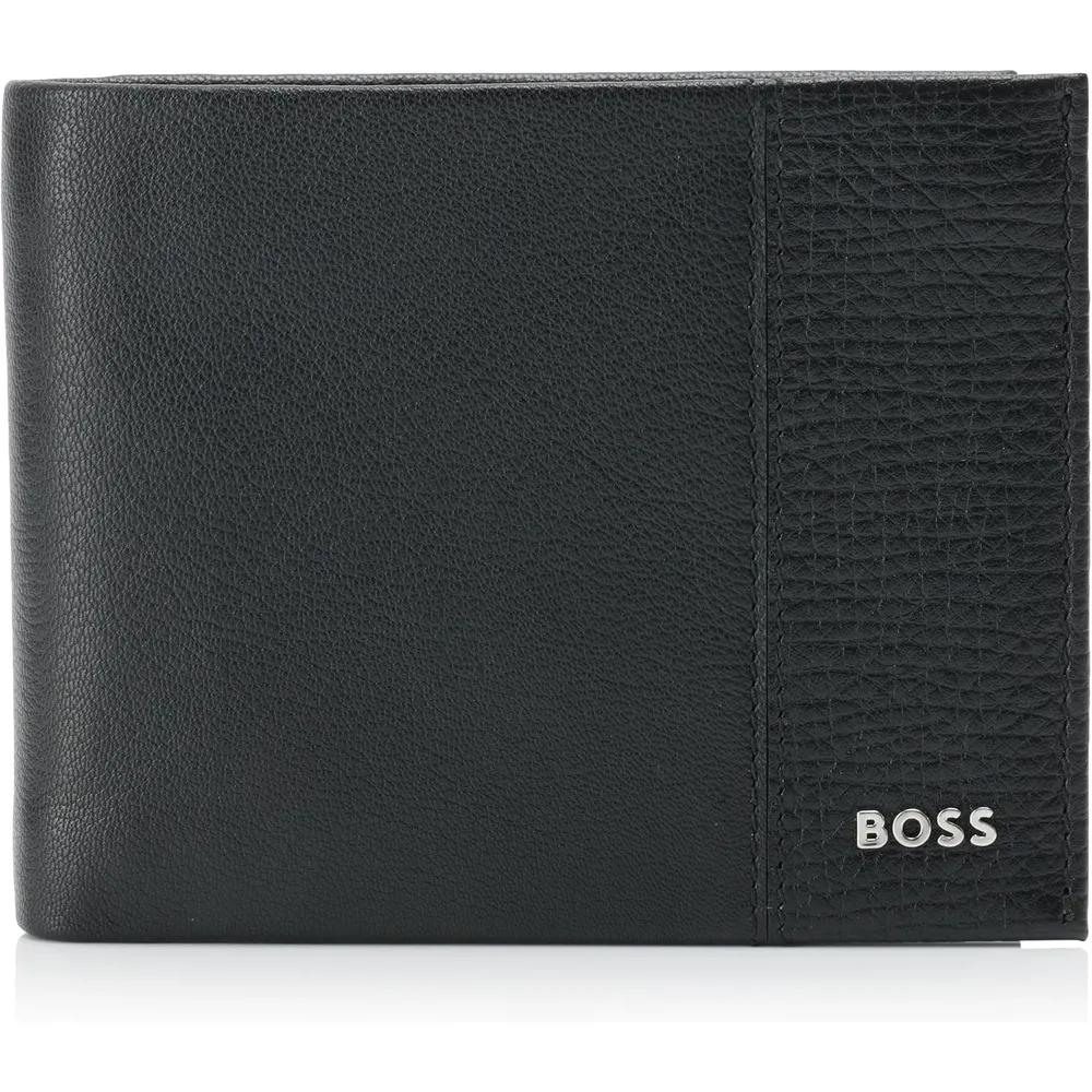 BILLETERA HUGO BOSS CROSSTOWN WI 6CC NEGRO HOMBRE
