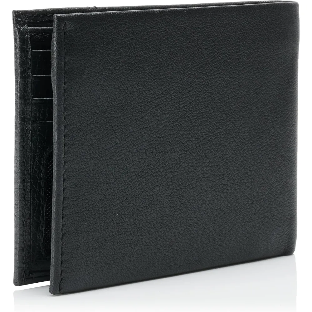 BILLETERA HUGO BOSS CROSSTOWN WI 6CC NEGRO HOMBRE