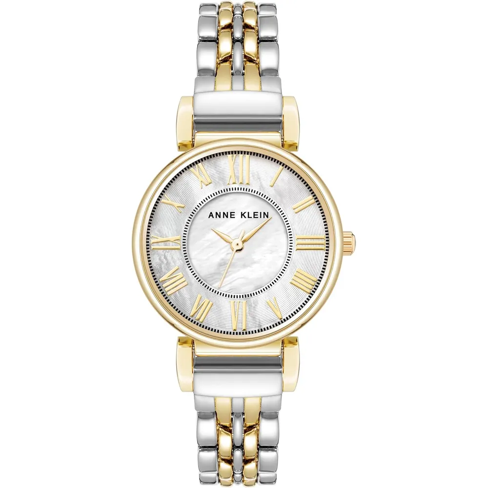 Anne Klein AK/2159SVSV reloj para mujer | 30 mm - Niquel/Oro