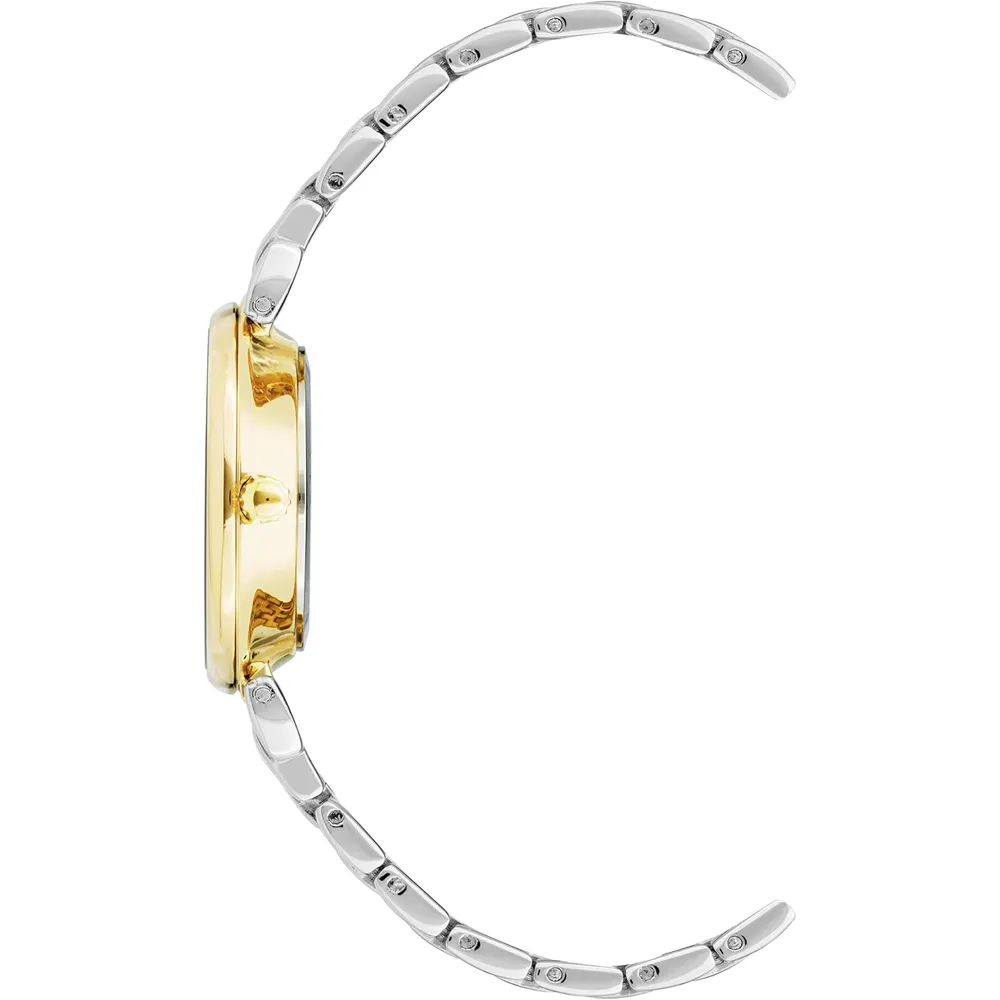 Anne Klein AK/2159SVSV reloj para mujer | 30 mm - Niquel/Oro