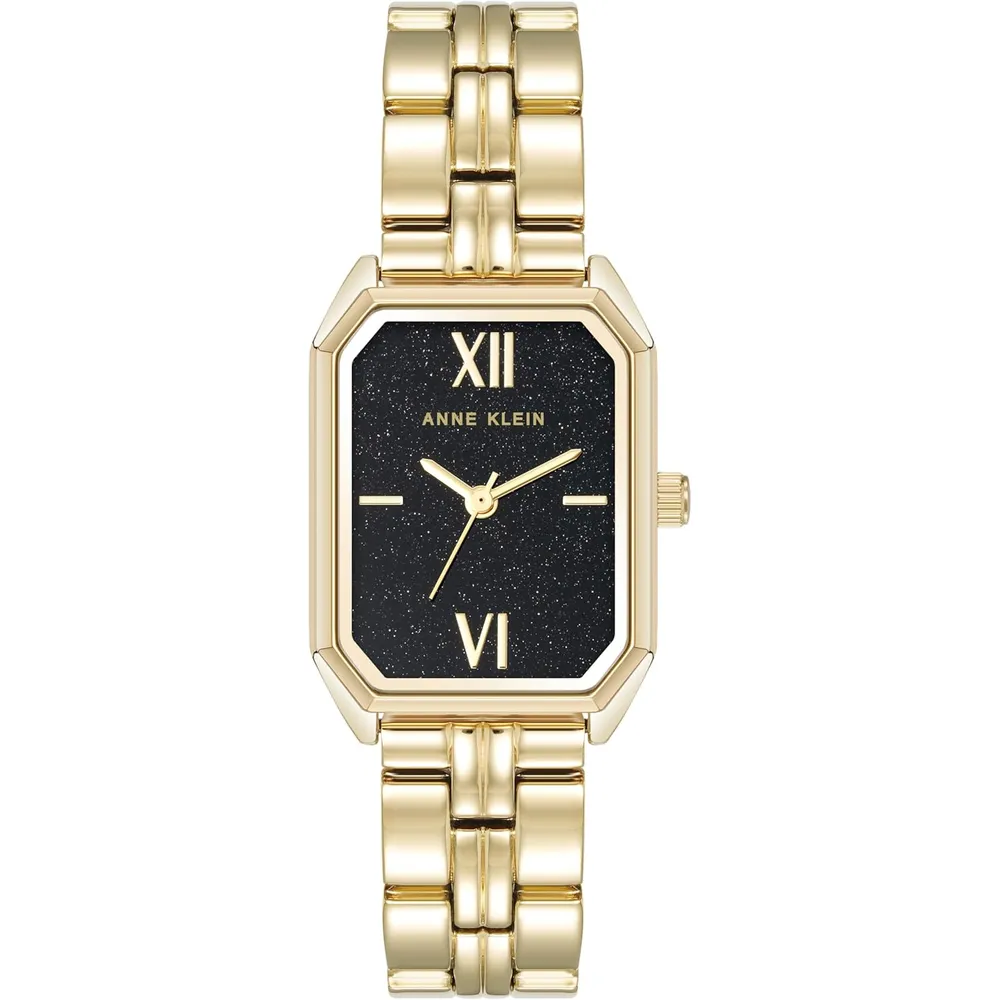 Anne Klein AK/3774BKGB reloj femenino con brazalete | 24 mm - Negro/Oro