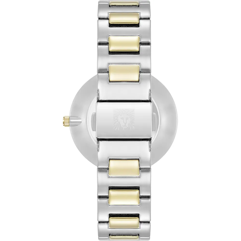Anne Klein AK/2787SVTT reloj de pulsera para mujer | 34 mm - Negro/Plata/Oro