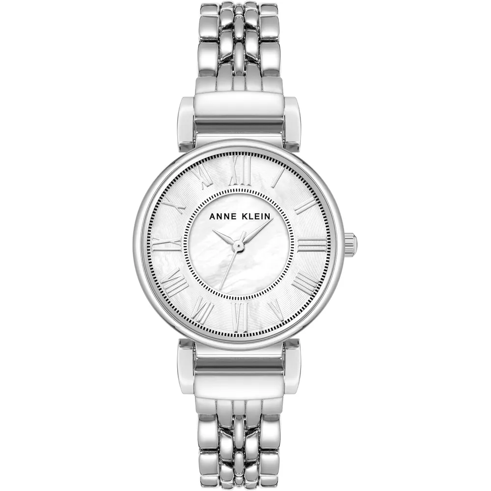 Anne Klein AK/2159SVSV reloj para mujer | 30 mm - Mother of Pearl/Silver
