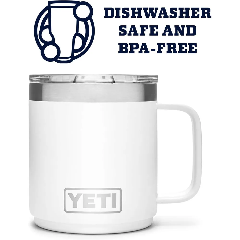 YETI Rambler Set de Prensa Francesa de 34 oz y Taza de 10 oz | Blanco
