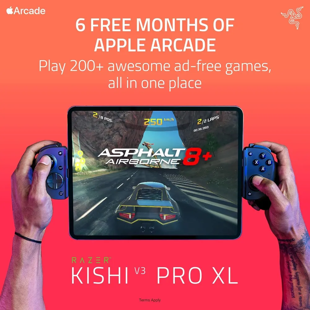 MANDO KISHI V3 PRO XL RAZER | NEGRO