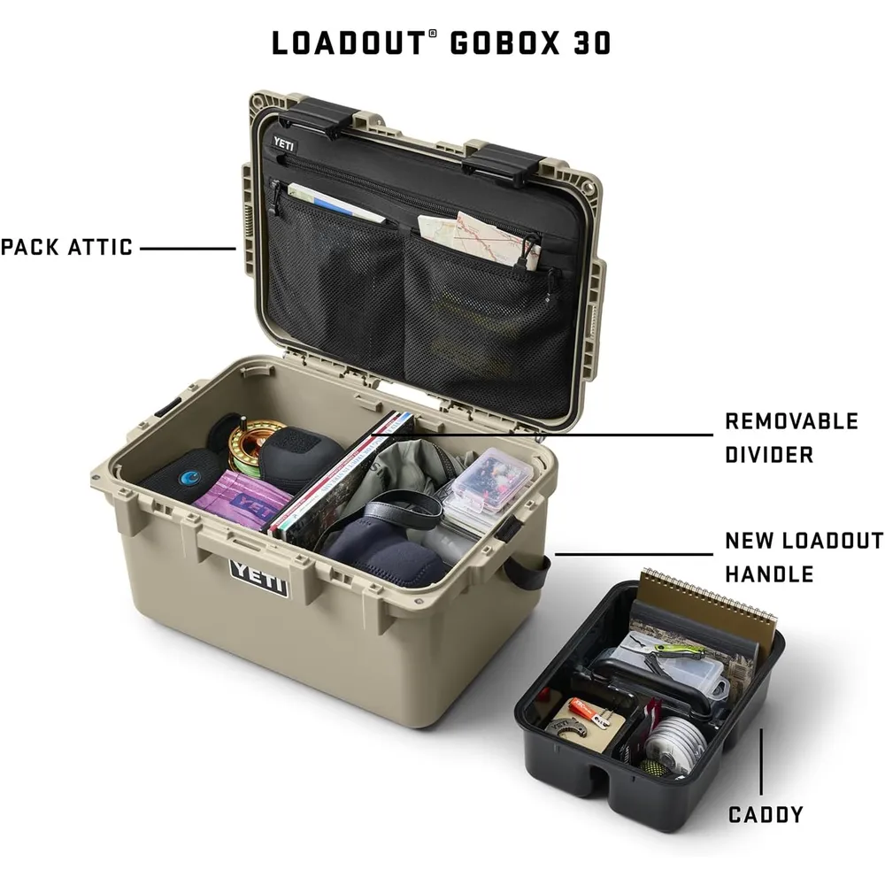 YETI Gobox 30 Caja de Herramientas Impermiable | Blanco