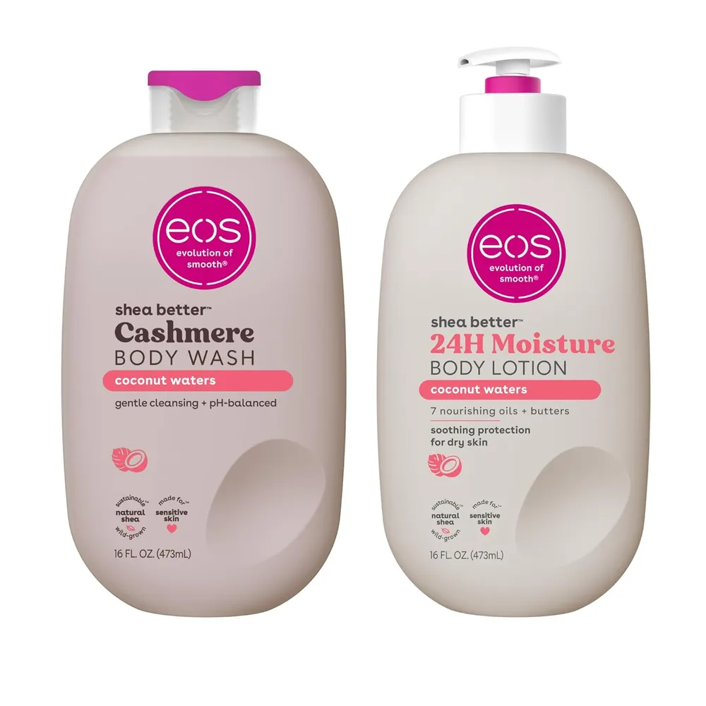 EOS Shea Better set loción corporal y gel de baño | Coconut Waters