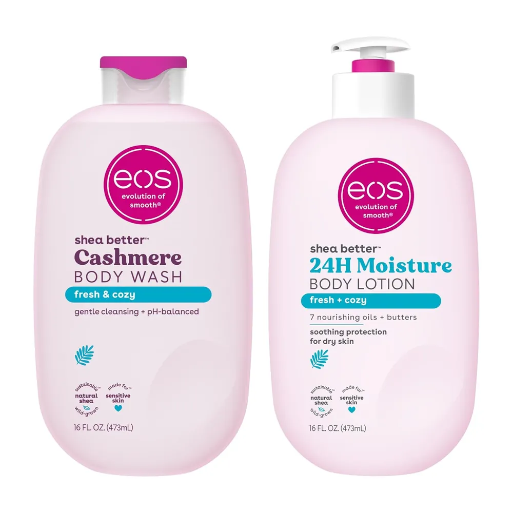 EOS Shea Betterset loción corporal y gel de baño | Fresh & Cozy