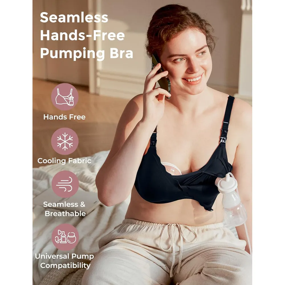 Momcozy brasier de lactancia 4 en 1 | Talla Mediana
