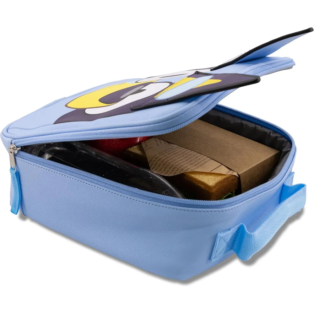 Bluey | Lonchera con forro aislante con exterior sintético con diseño de Bluey