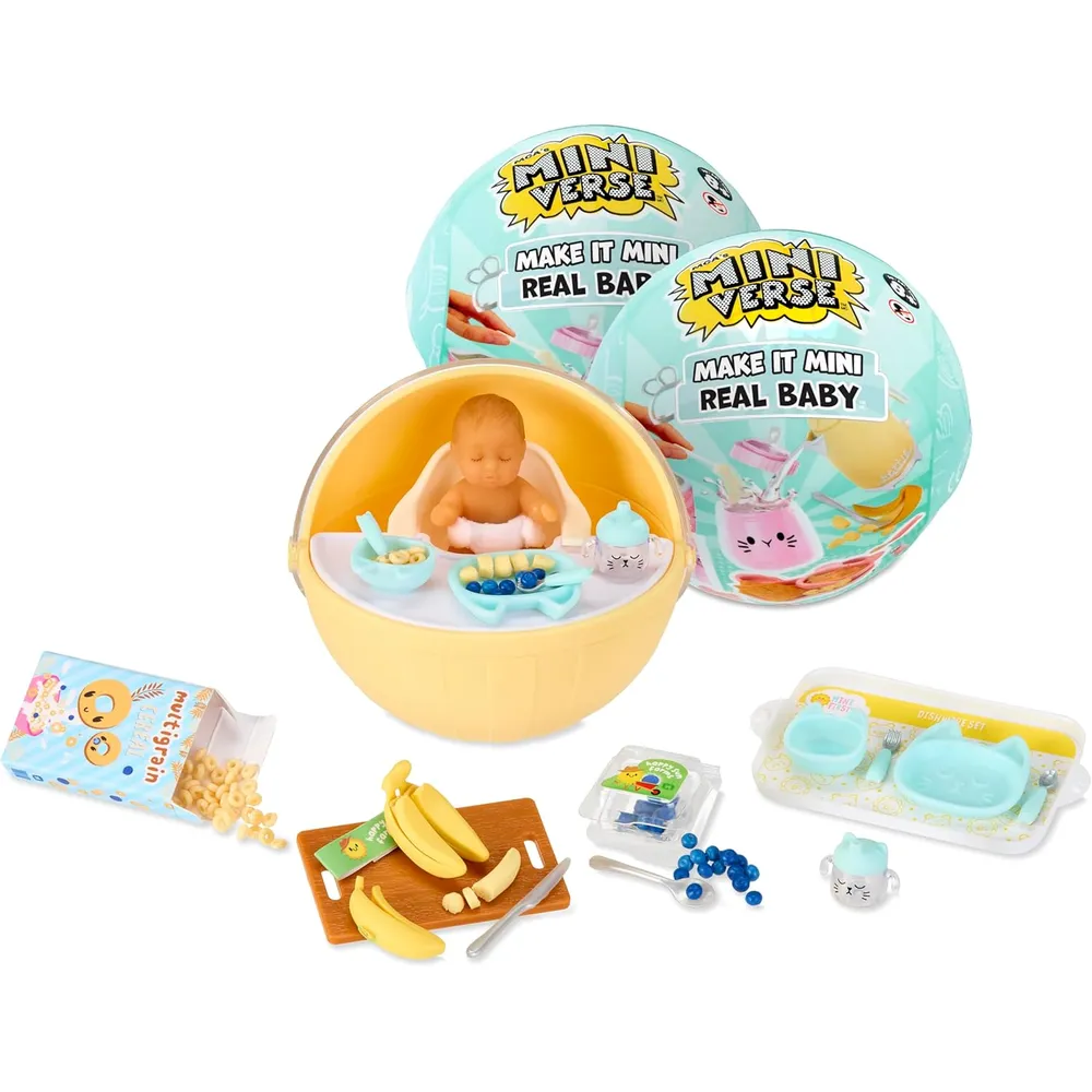 MINIJUGUETES PACK MAKE IT BABY FOOD MGA MINIVERSE 2 PIEZAS