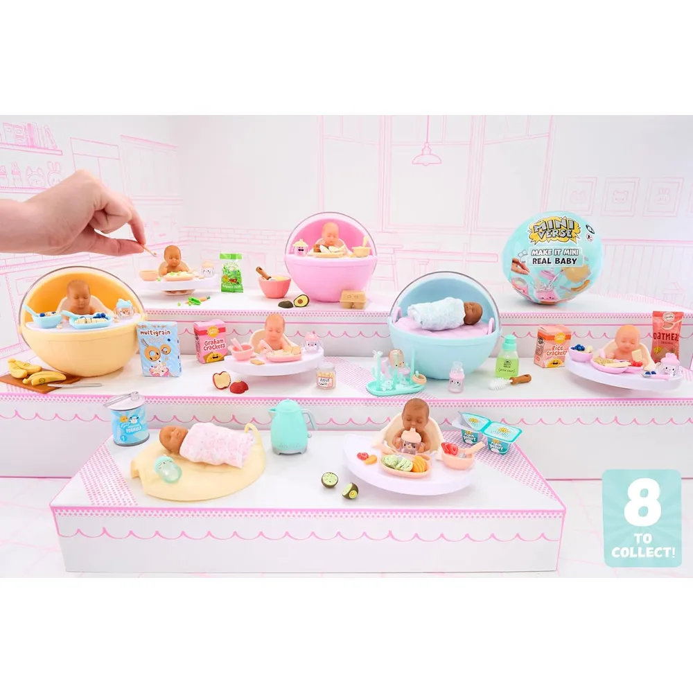 MINIJUGUETES PACK MAKE IT BABY FOOD MGA MINIVERSE 2 PIEZAS