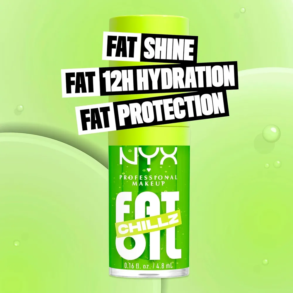 NYX Fat Oil Chillz Brillo de Labios | 19 Kiwi Freeze