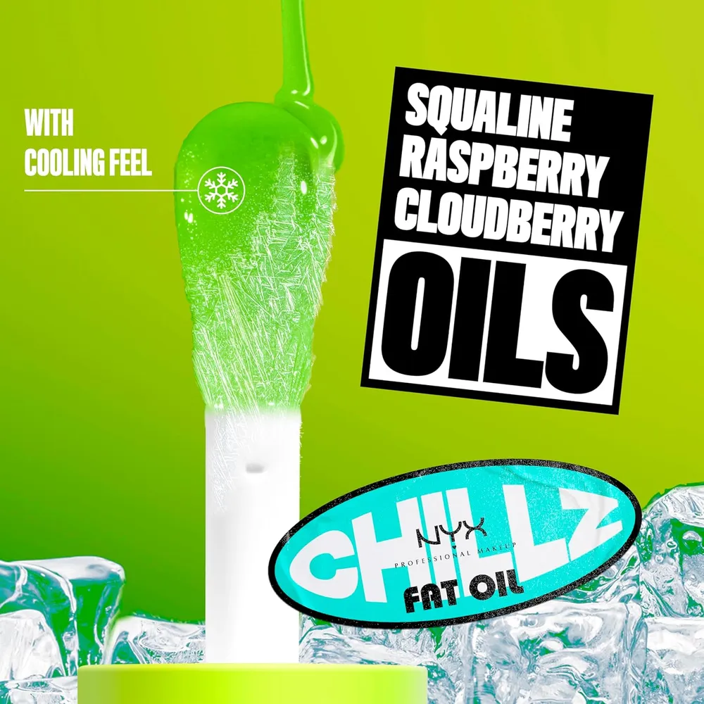 NYX Fat Oil Chillz Brillo de Labios | 19 Kiwi Freeze