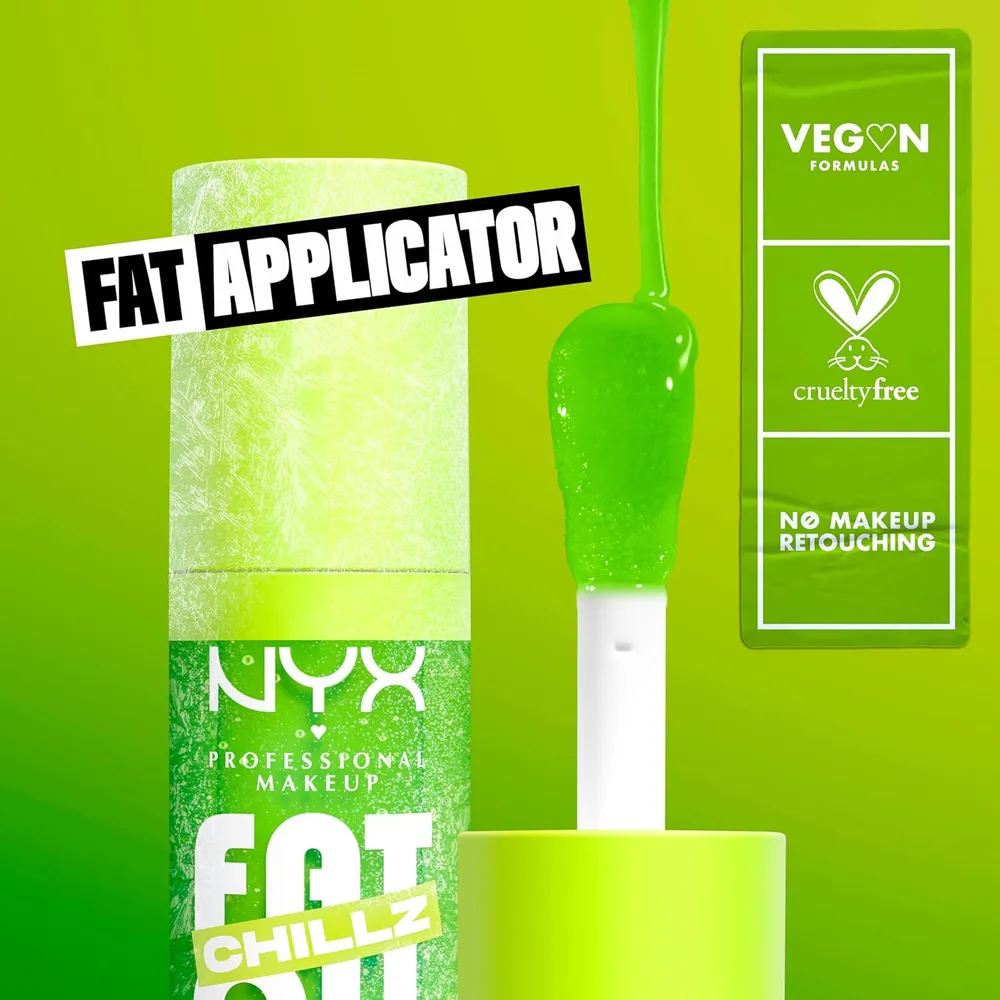 NYX Fat Oil Chillz Brillo de Labios | 19 Kiwi Freeze
