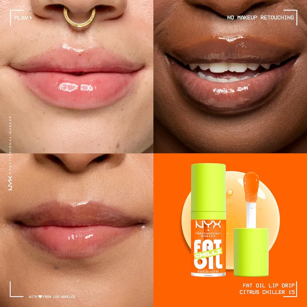 NYX Fat Oil Chillz Brillo de Labios | 15 Citrus Chiller