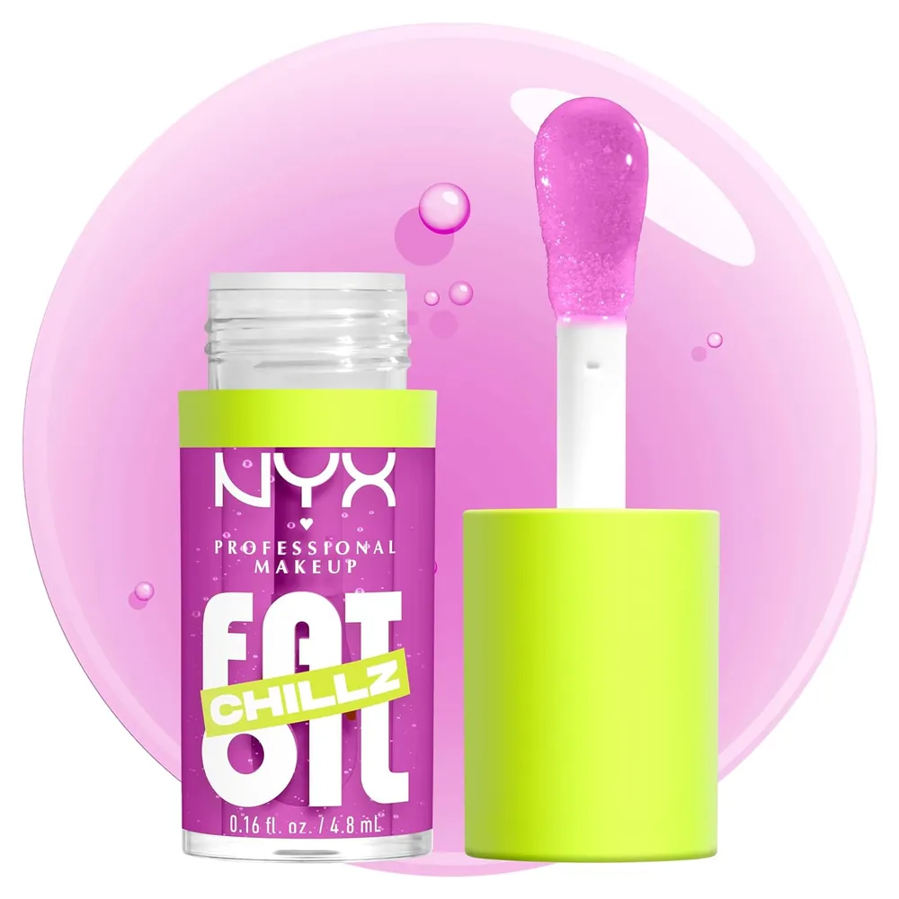NYX Fat Oil Chillz Brillo de Labios | 16 Strawberry Slush