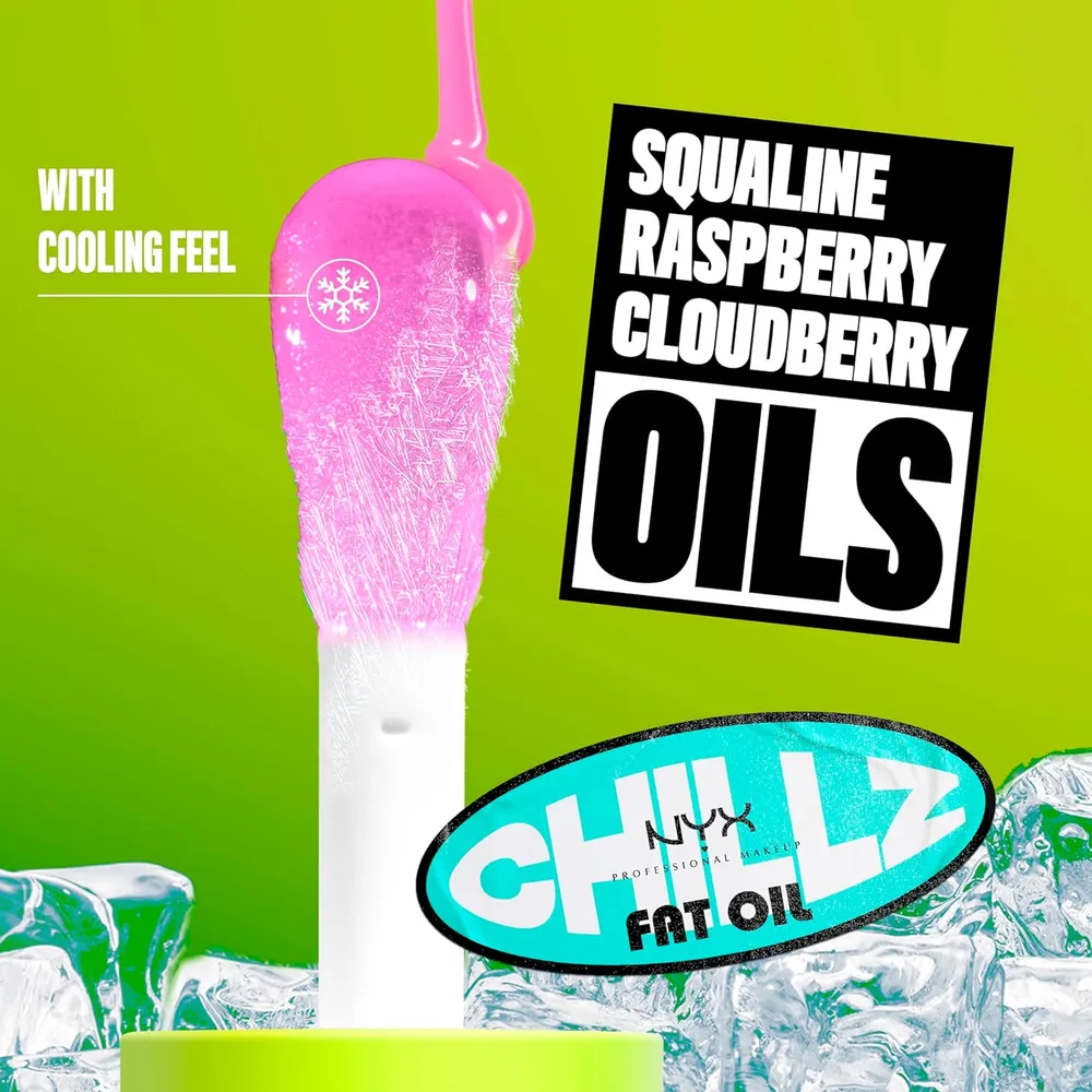 NYX Fat Oil Chillz Brillo de Labios | 16 Strawberry Slush