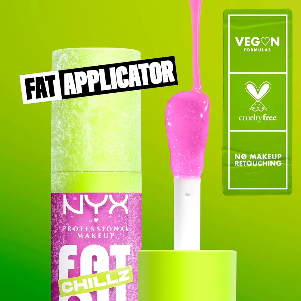 NYX Fat Oil Chillz Brillo de Labios | 16 Strawberry Slush