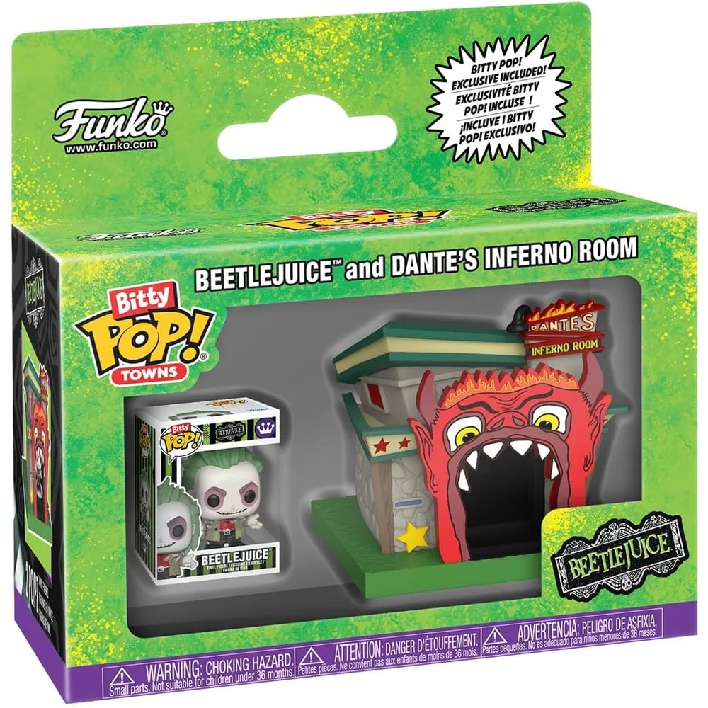 Funko Pop | Beetlejuice y Dantes Infernal Room Bitty Town