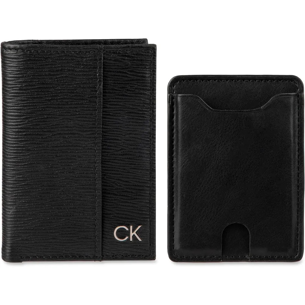 BILLETERA CALVIN KLEIN SET MINIMALISTA HOMBRE