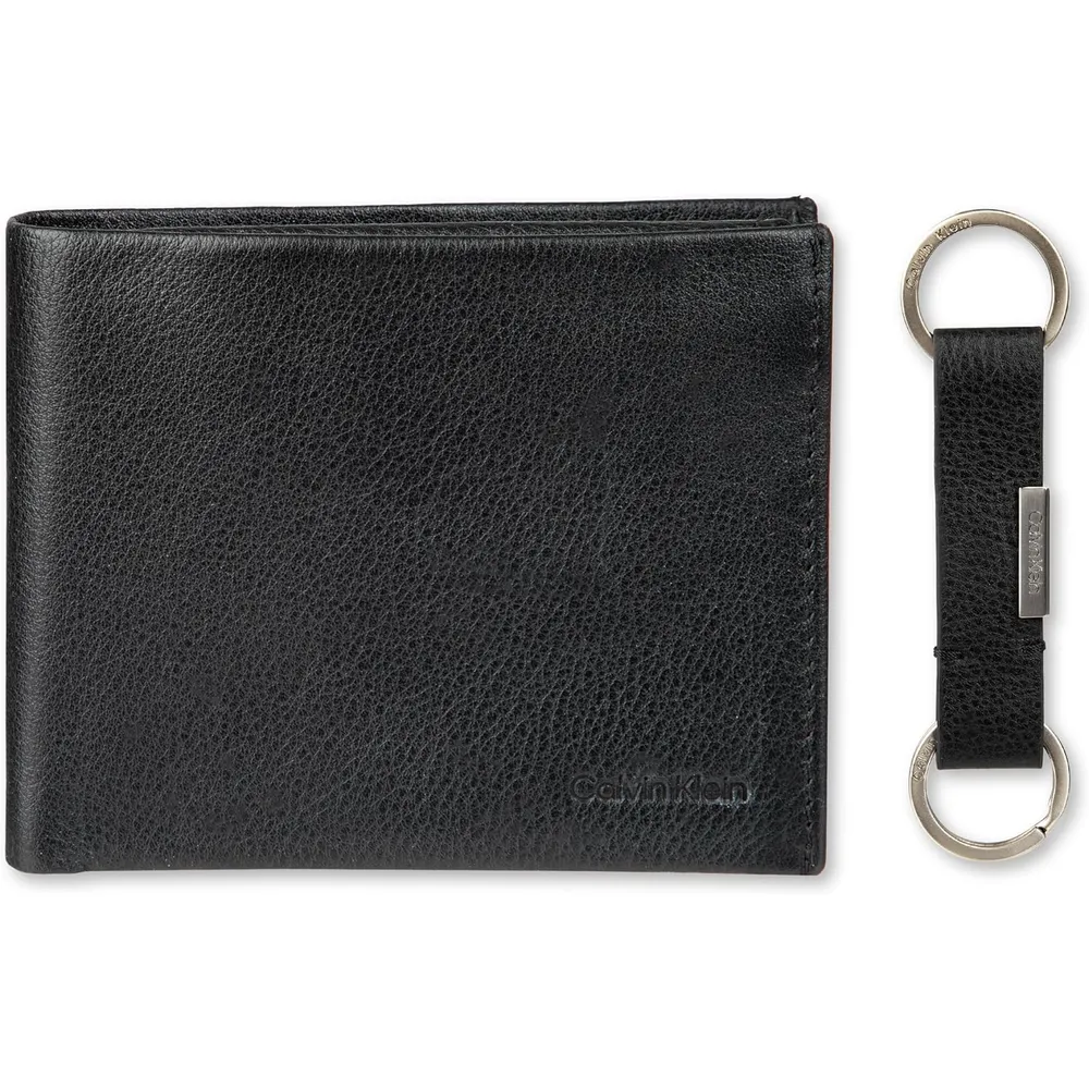 BILLETERA CALVIN KLEIN MINIMALISTA NEGRO HOMBRE