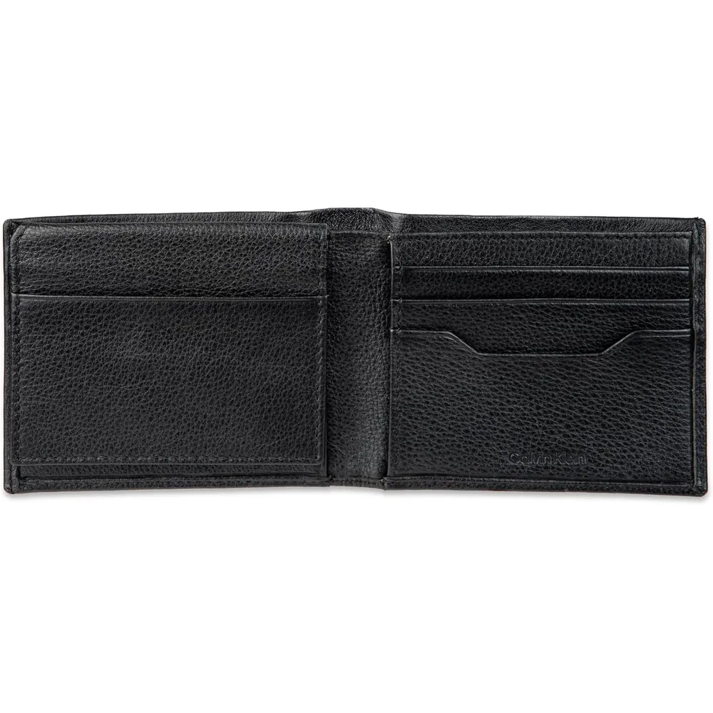 BILLETERA CALVIN KLEIN MINIMALISTA NEGRO HOMBRE