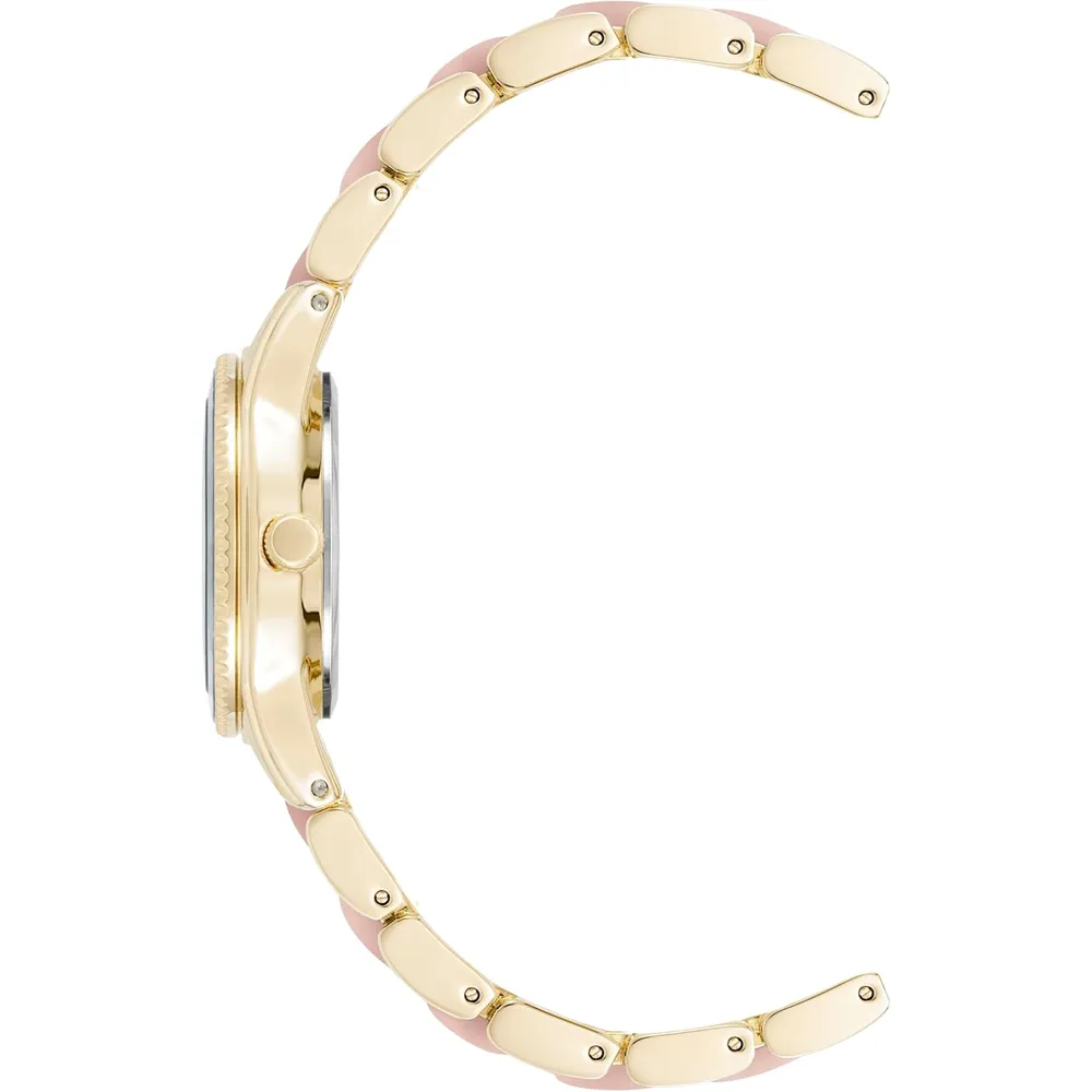 Anne klein AK/3212LPRG reloj de pulsera de resina | 30 mm - Rosa Claro