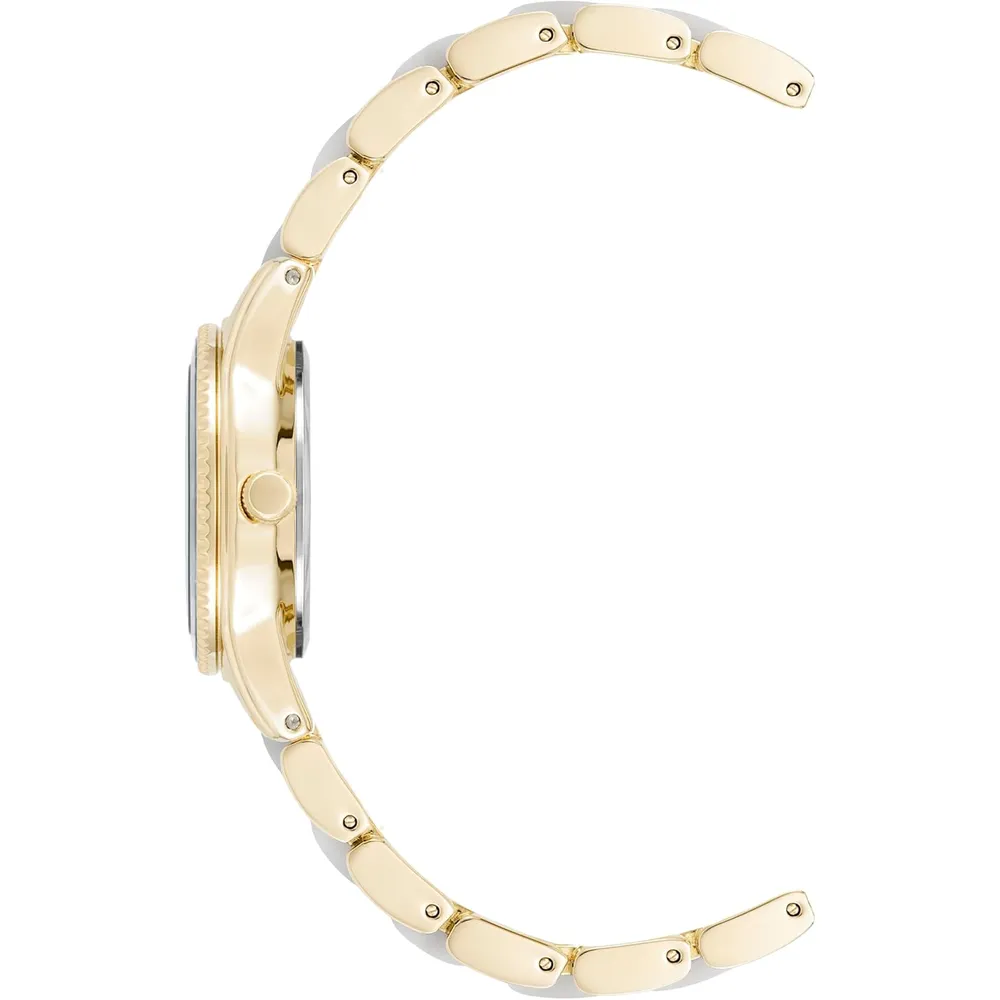 b0dwtcdh27_1_webp.webp Anne klein AK/3212LPRG reloj de pulsera de resina | 30 mm - Marfil/Dorado