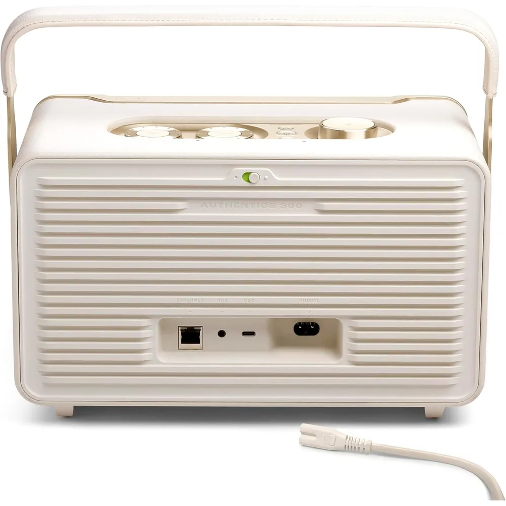 JBL Authentics 300 Altavoz Bluetooth | Blanco/Dorado