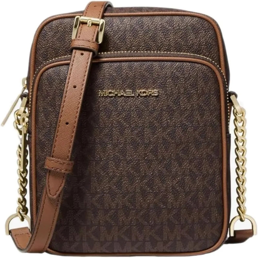Michael Kors | Bolso Jet Set Travel Mediano con Cadena y Logo Crossbody