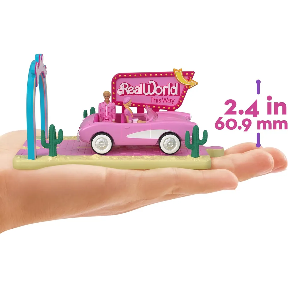 BARBIE MINI BARBIELAND 8 MUÑECAS Y 4 VEHÍCULOS