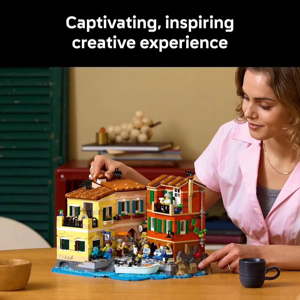 Lego Ideas Riviera Italiana, construcción y decoración DIY para adultos