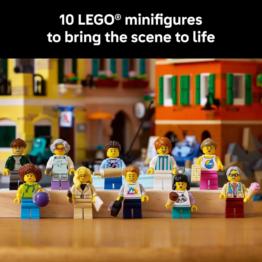Lego Ideas Riviera Italiana, construcción y decoración DIY para adultos